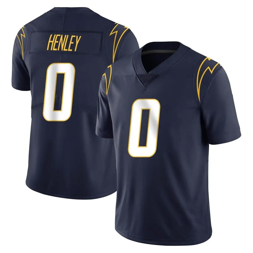 LA.Chargers #0 Daiyan Henley Player Navy Limited Vapor Untouchable Home Game Stitched Jerseys