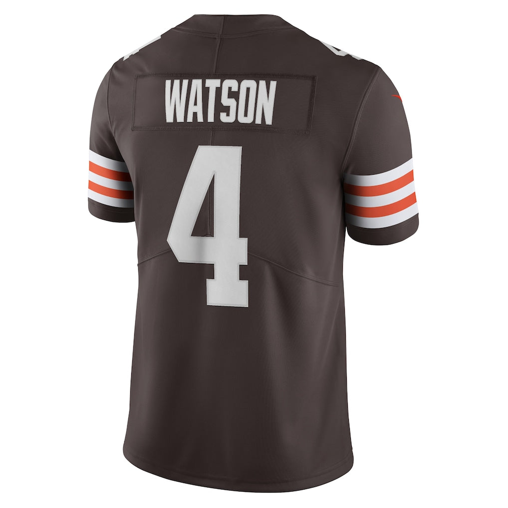 Cooneas C.Browns #4 Deshaun Watson Brown Vapor Limited Jersey