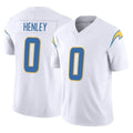 LA.Chargers #0 Daiyan Henley Player White Limited Vapor F.U.S.E. Home Game Stitched Jerseys