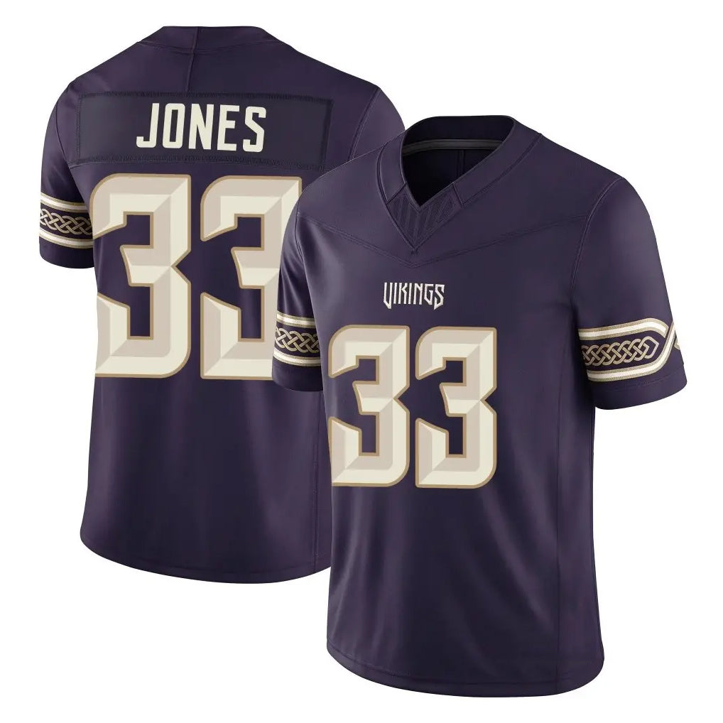MN.Vikings #33 Aaron Jones Sr. Player Purple Limited 2026 Rivalries Collection Home Game Cooneas Stitched Jerseys