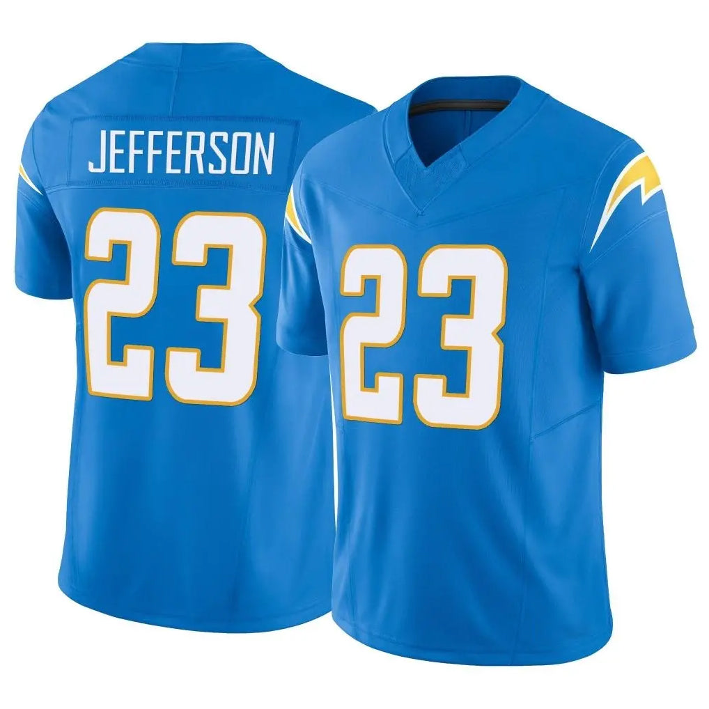LA.Chargers #23 Tony Jefferson Player Blue Limited Vapor F.U.S.E. Home Game Stitched Jerseys