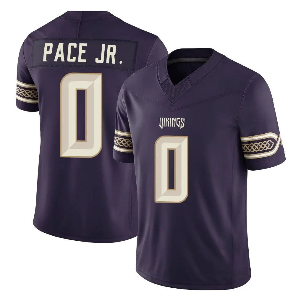 MN.Vikings #0 Ivan Pace Jr. Player Purple Limited 2026 Rivalries Collection Home Game Cooneas Stitched Jerseys