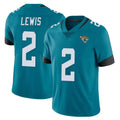 J.Jaguars #2 Jourdan Lewis Player Teal Vapor Untouchable Limited Home Game Cooneas Stitched Jerseys