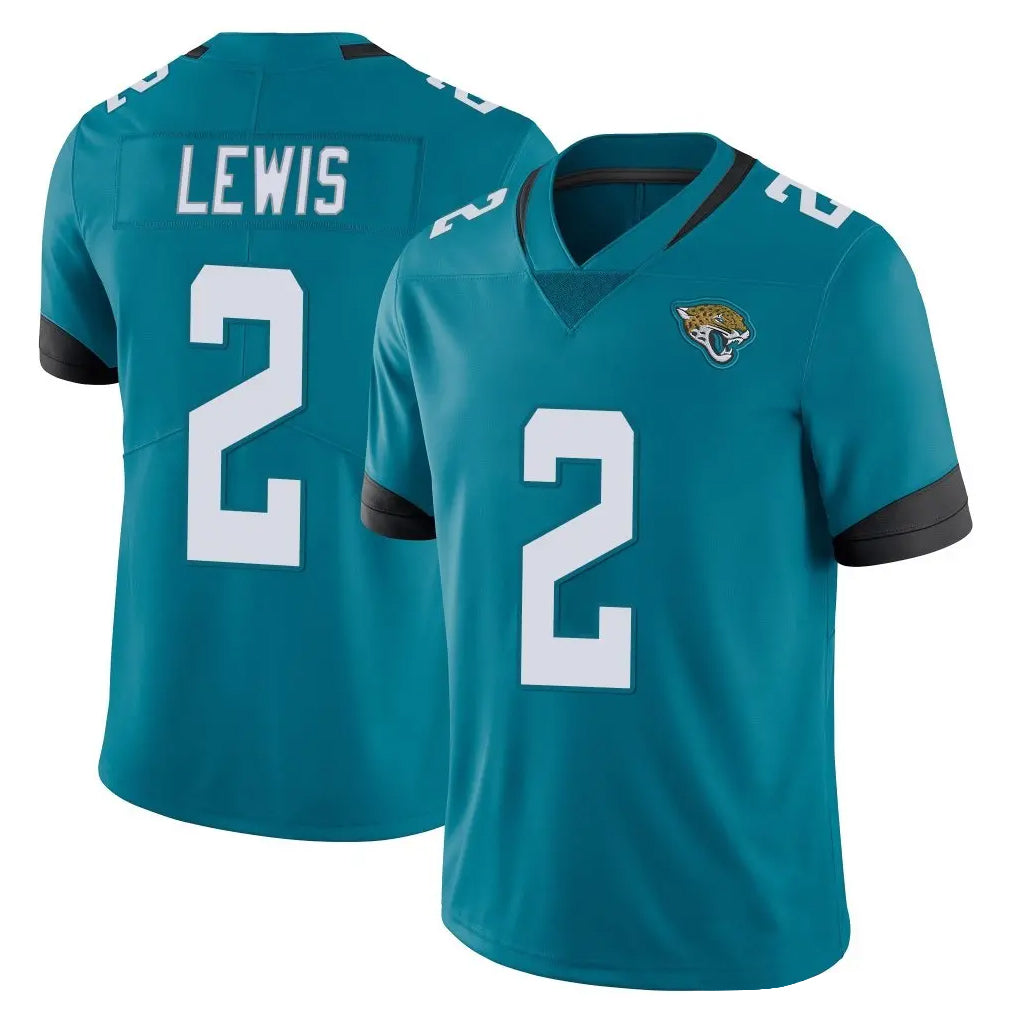 J.Jaguars #2 Jourdan Lewis Player Teal Vapor Untouchable Limited Home Game Cooneas Stitched Jerseys