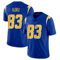 LA.Chargers #83 David Njoku Player Royal Limited Vapor Home Game Stitched Jerseys