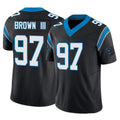 C.Panthers #97 Bobby Brown III Player Black Vapor F.U.S.E. Limited Home Game Cooneas Stitched Jerseys