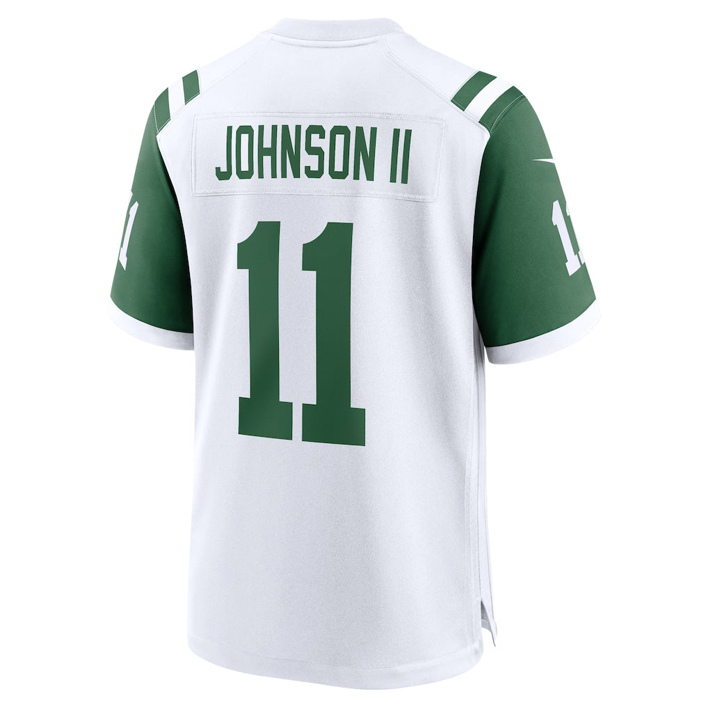 Cooneas NY.Jets #11 Jermaine Johnson II White Classic Alternate Game Jersey