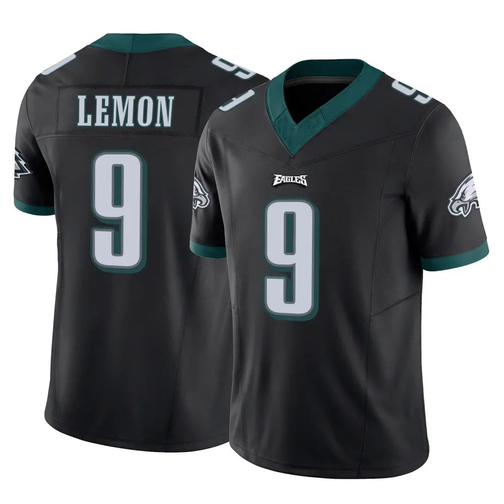 P.Eagles #9 Makai Lemon Player Black Limited Vapor F.U.S.E. Home Game Cooneas Stitched Jerseys