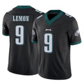 P.Eagles #9 Makai Lemon Player Black Limited Vapor F.U.S.E. Home Game Cooneas Stitched Jerseys
