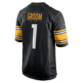 Cooneas P.Steelers #1 Groom Black Game Jersey
