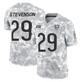 C.Bears #29 Tyrique Stevenson Player Arctic Camo Salute to Service Limited Cooneas Stitched Jerseys