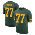 GB.Packers #77 Jordan Morgan Player Green Alternate Vapor Home Game Cooneas Stitched Jerseys