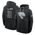 J.Jaguars #2 Jourdan Lewis Player 2026 Black Logo Pullover Hoodies Limited Game Cooneas Stitched Jerseys