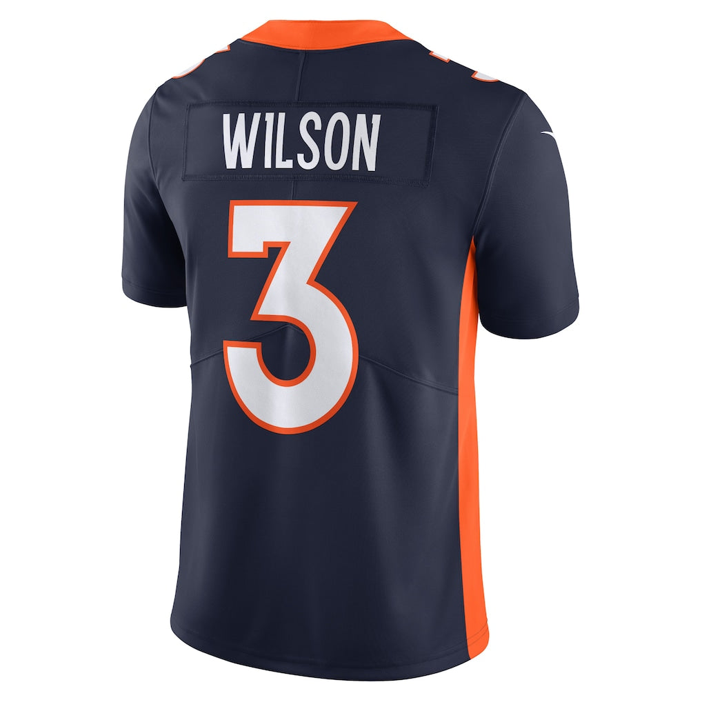 Cooneas D.Broncos #3 Russell Wilson Navy Vapor Untouchable Limited Jersey