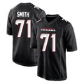 H.Texans #71 Braden Smith Player Carbon Black Fashion Home Game Cooneas Stitched Jerseys
