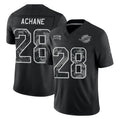 M.Dolphins #28 De'Von Achane Player Black Limited 2026 Salute to Service Home Game Cooneas Stitched Jerseys