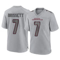 A.Cardinals #7 Jacoby Brissett Player Gray Atmosphere Fashion Home Game Cooneas Stitched Jerseys