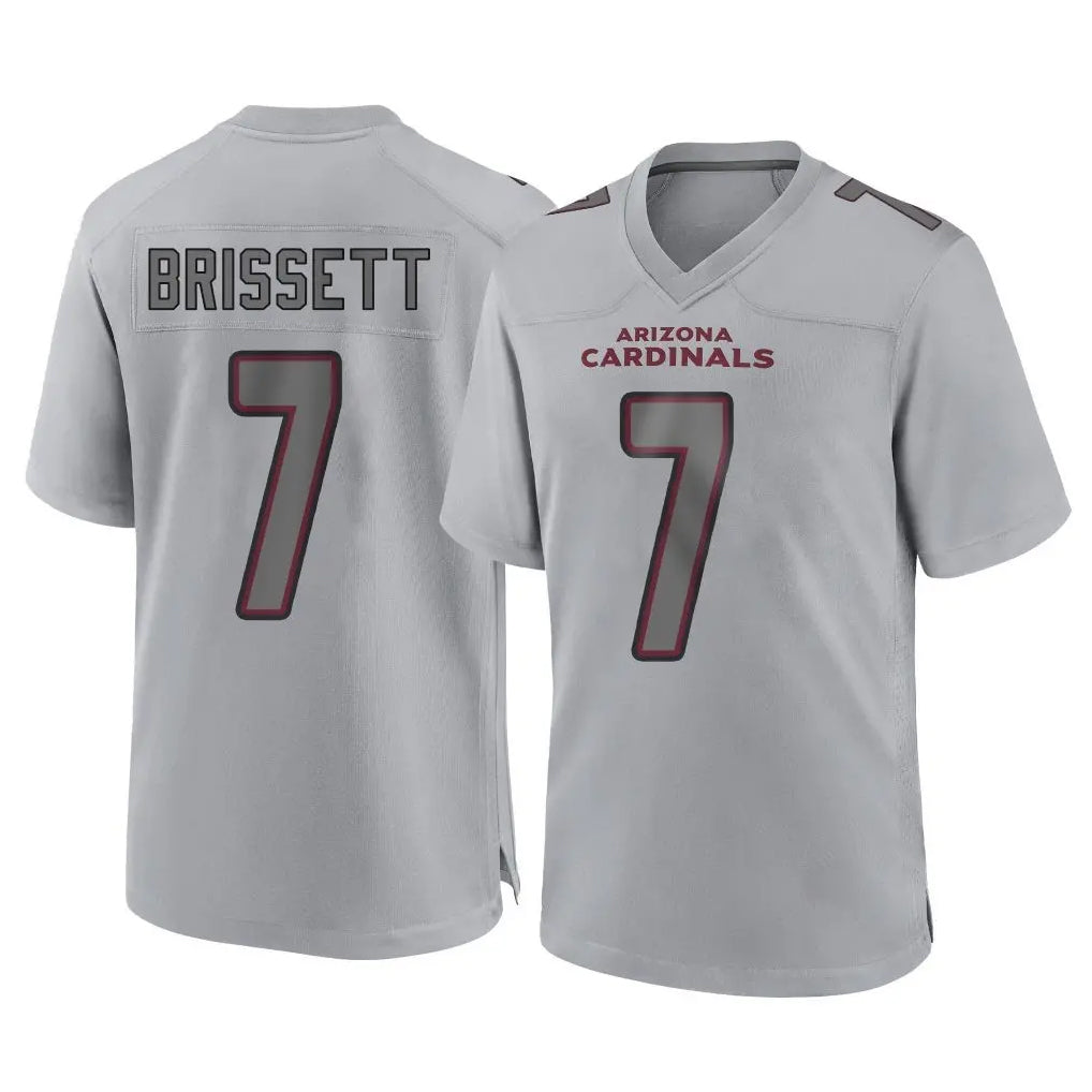 A.Cardinals #7 Jacoby Brissett Player Gray Atmosphere Fashion Home Game Cooneas Stitched Jerseys