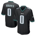 P.Eagles #0 Hollywood Brown Player Black Home Game Cooneas Stitched Jerseys
