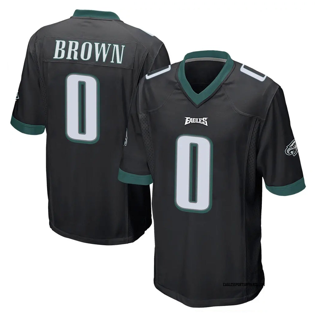 P.Eagles #0 Hollywood Brown Player Black Home Game Cooneas Stitched Jerseys