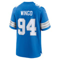 Cooneas D.Lions #94 Mekhi Wingo Blue Team Game Jersey