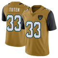 J.Jaguars #33 Bhayshul Tuten Player Gold Vapor Limited Home Game Cooneas Stitched Jerseys