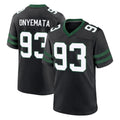 NY.Jets #93 David Onyemata Player Black Legacy Home Game Cooneas Stitched Jerseys
