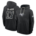 KC.Chiefs #17 Alohi Gilman Player 2026 Black Logo Pullover Hoodies Limited Game Stitched Jerseys