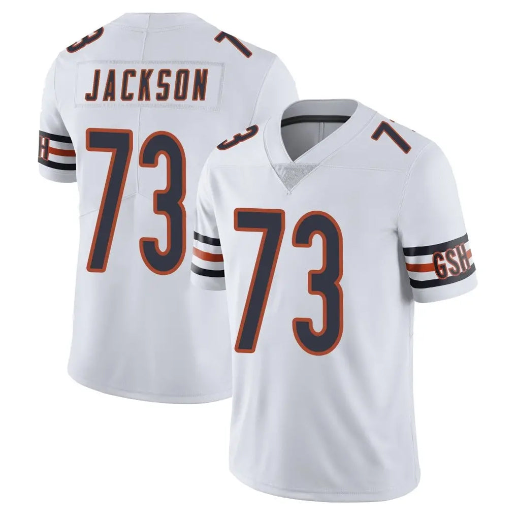 C.Bears #73 Jonah Jackson Player White Vapor Untouchable Limited Home Game Cooneas Stitched Jerseys
