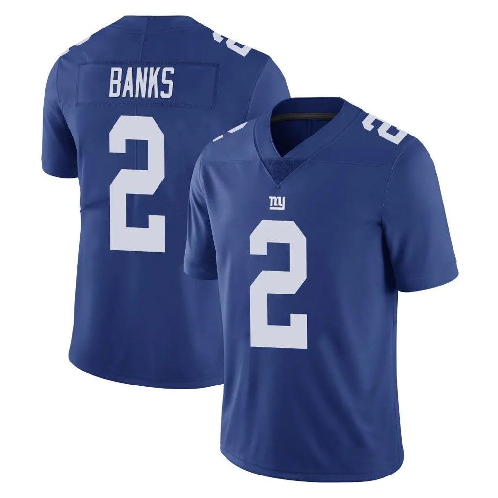 NY.Giants #2 Deonte Banks Player Royal Limited Vapor Untouchable Home Game Cooneas Stitched Jerseys