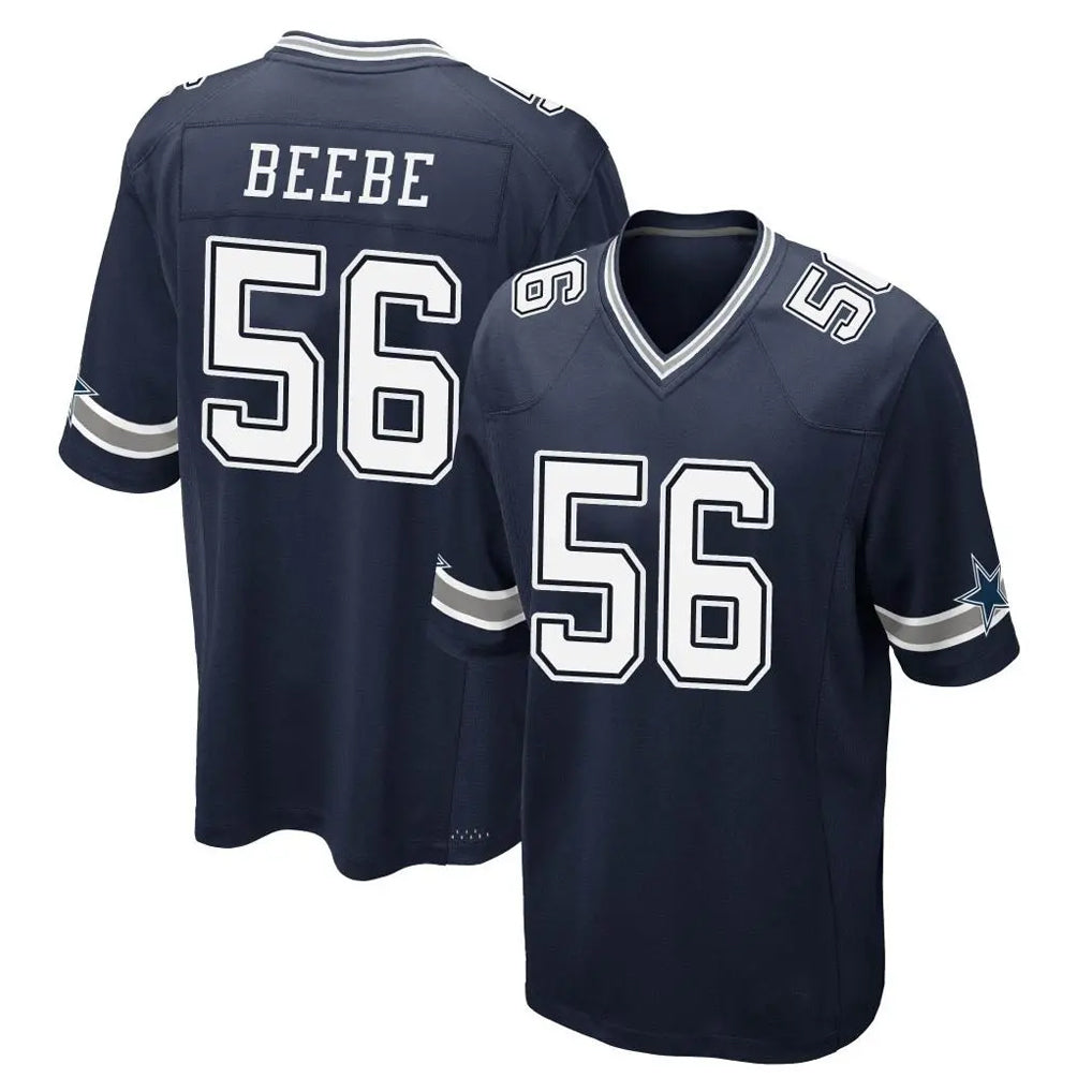 D.Cowboys #56 Cooper Beebe Player Navy Home Game Cooneas Stitched Jerseys