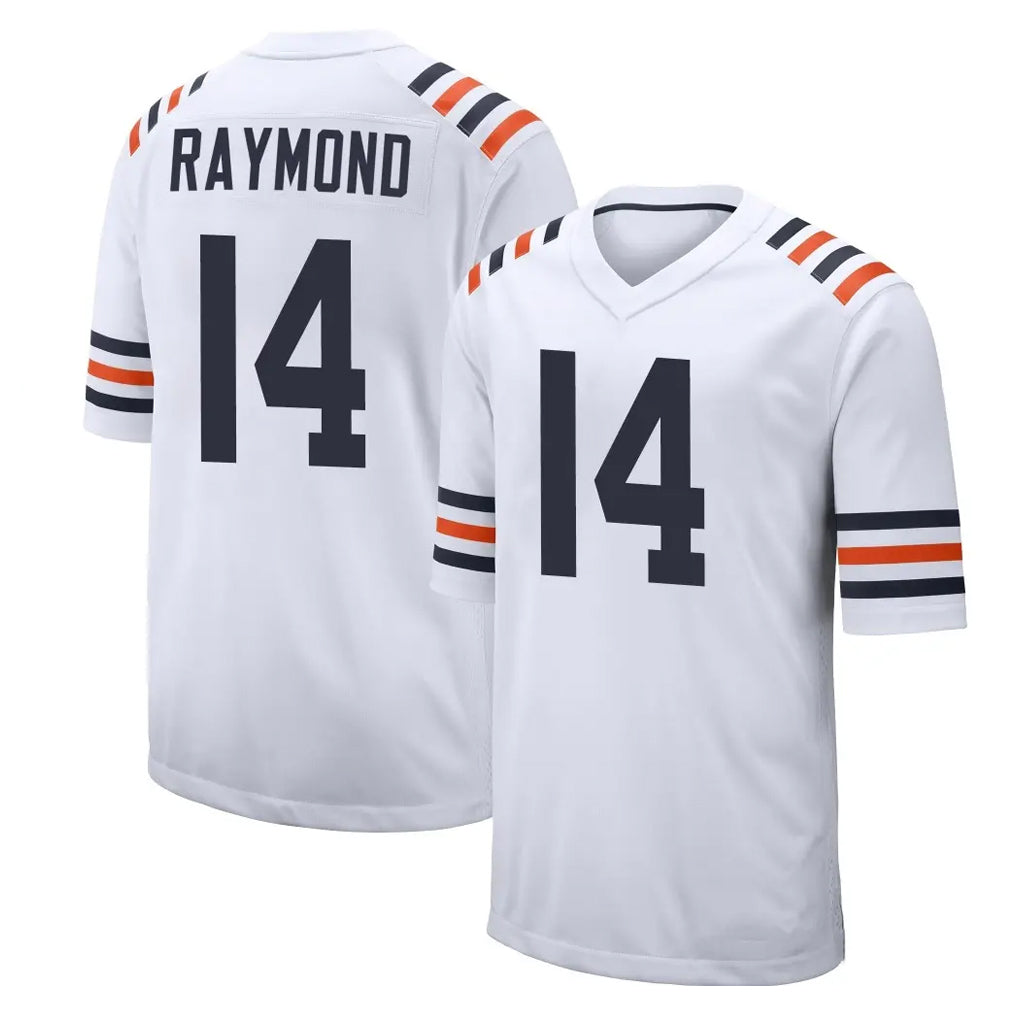 C.Bears #14 Kalif Raymond Player White Classic Home Game Cooneas Stitched Jerseys