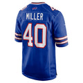 Cooneas B.Bills #40 Von Miller Royal Game Jersey