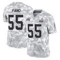 C.Browns #55 Spencer Fano Player Arctic Camo Salute to Service Limited Home Game Cooneas Stitched Jerseys
