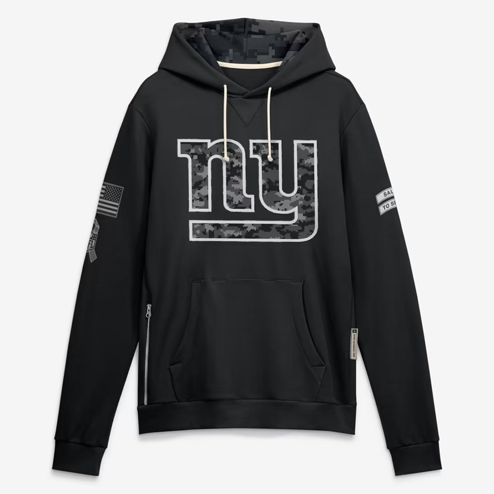 NY.Giants 2026 Black Logo Pullover Hoodies Limited Game Cooneas Stitched Jerseys