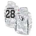 A.Cardinals #28 Andrew Wingard Player Arctic Camo Limited Salute to Service Pullover Hoodies Game Cooneas Stitched Jerseys