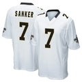 NO.Saints #7 Jonas Sanker Player White Home Game Cooneas Stitched Jerseys