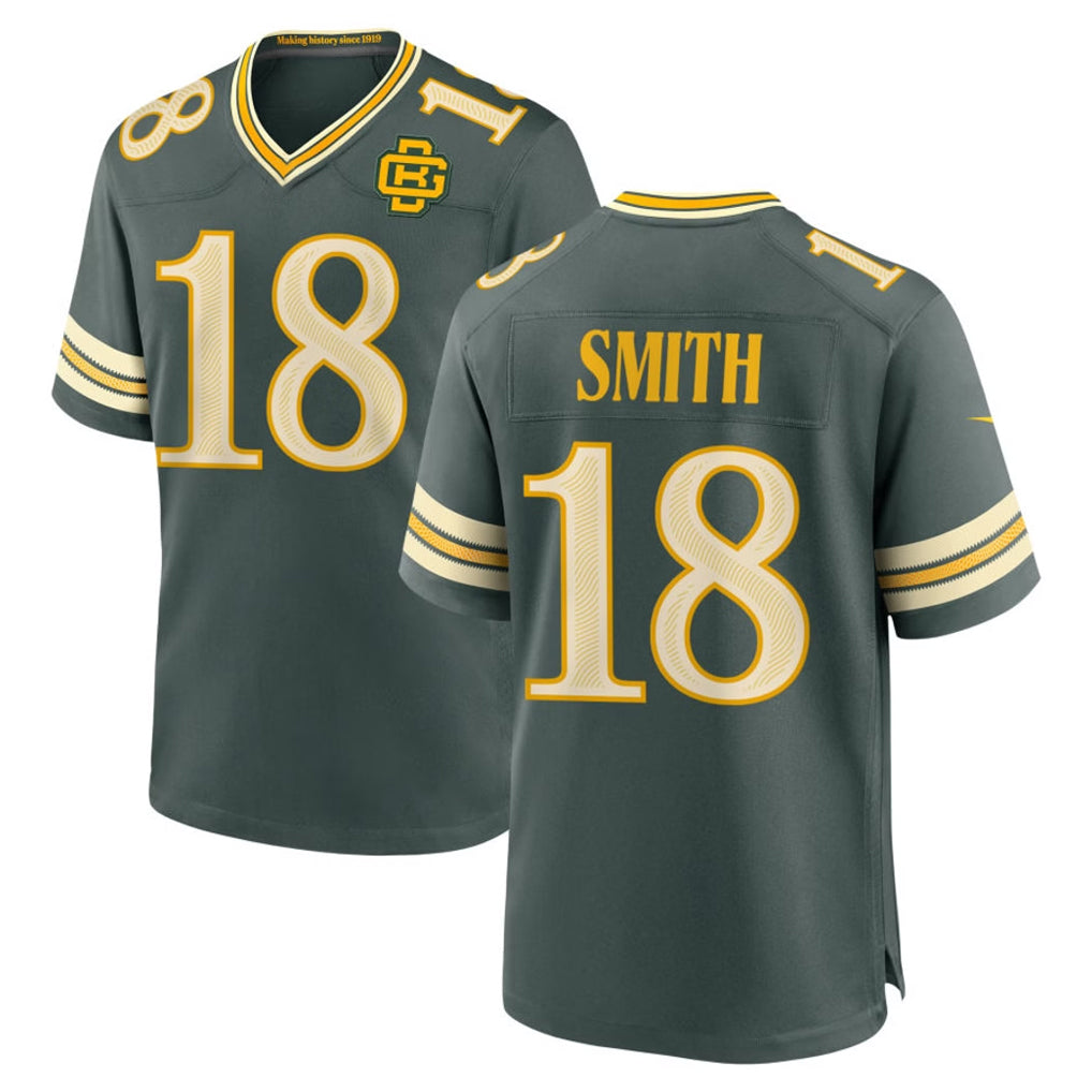 GB.Packers #18 Jonnu Smith Player Green 2026 Rivalries Collection Home Game Cooneas Stitched Jerseys