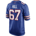 Cooneas B.Bills #67 Kent Hull Royal Game Retired Player Jersey