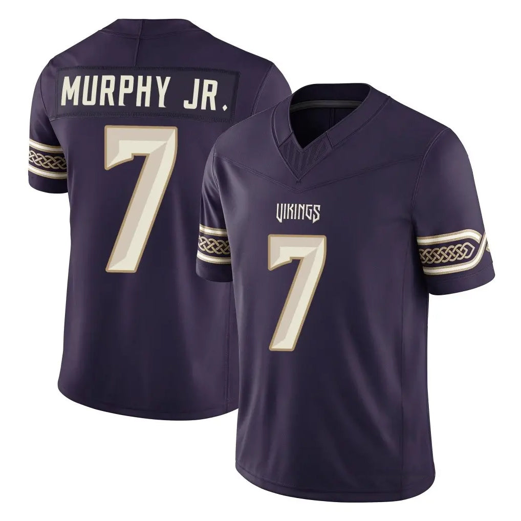 MN.Vikings #7 Byron Murphy Jr. Player Purple Limited 2026 Rivalries Collection Home Game Cooneas Stitched Jerseys