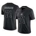 C.Browns #71 Tytus Howard Player Black Reflective Home Game Cooneas Stitched Jerseys