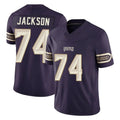 MN.Vikings #74 Donovan Jackson Player Purple Limited 2026 Rivalries Collection Home Game Cooneas Stitched Jerseys