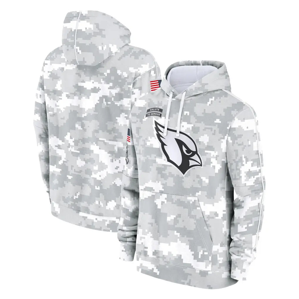 Cooneas A.Cardinals Arctic Camo Salute to Service Limited Hoodie Blank Player Stitched Jerseys