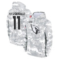 Cooneas A.Cardinals #11 Larry Fitzgerald Player Arctic Camo Salute to Service Limited Hoodie Stitched Jerseys