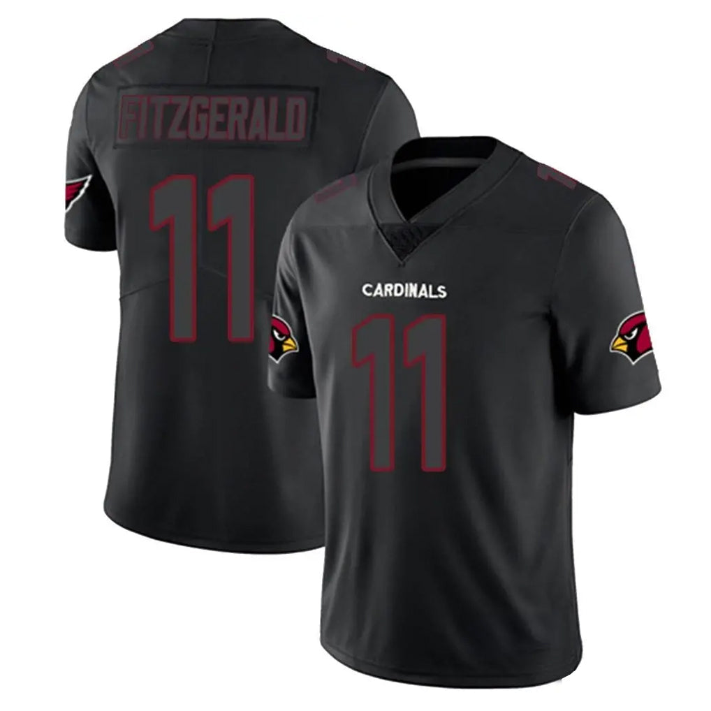 Cooneas A.Cardinals #11 Larry Fitzgerald Player Black Impact Limited Home Game Stitched Jerseys