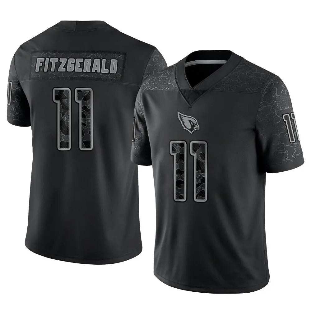 Cooneas A.Cardinals #11 Larry Fitzgerald Player Black RFLCTV Limited Stitched Jerseys