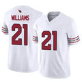 Cooneas A.Cardinals #21 Garrett Williams Player White Game Home Stitched Jerseys