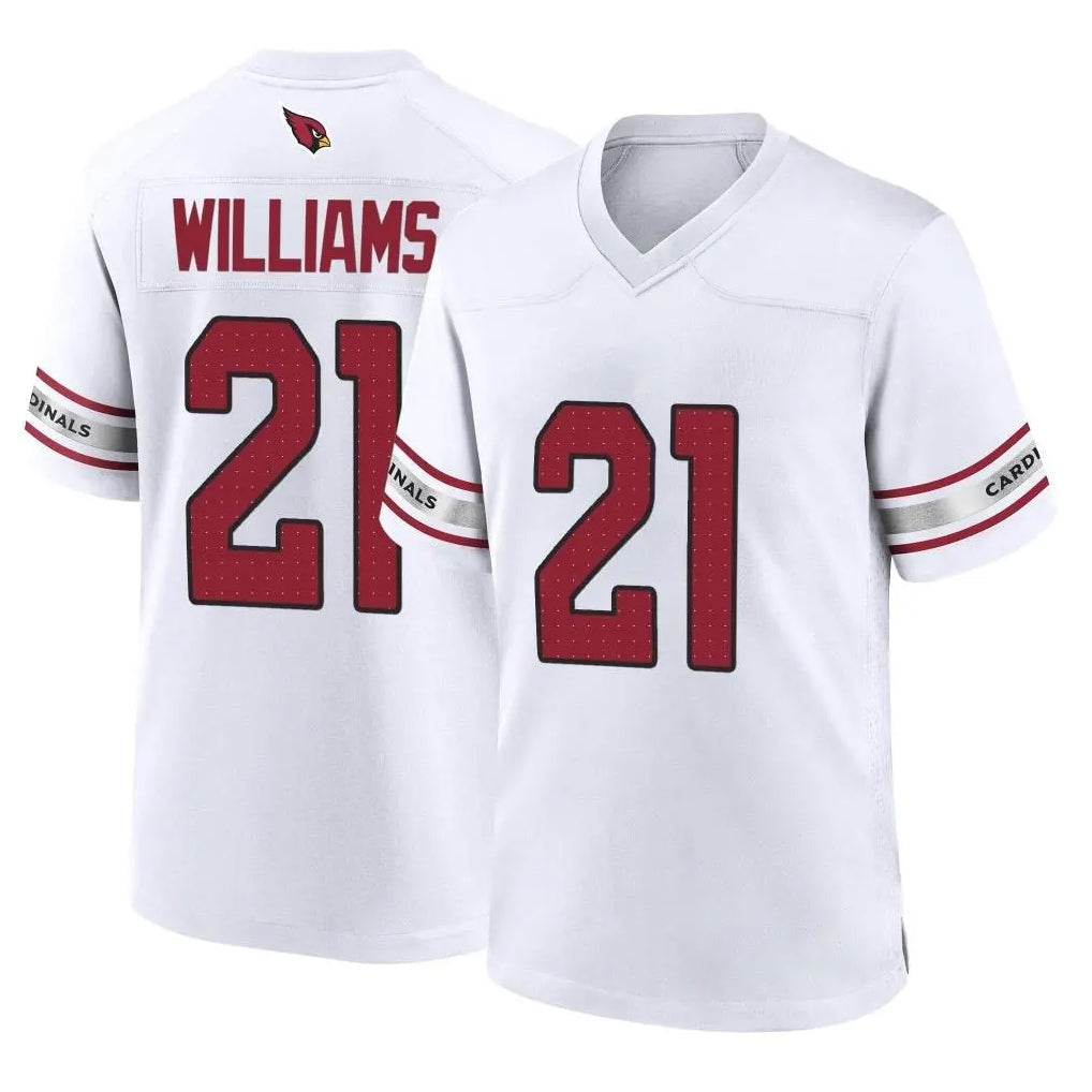 Cooneas A.Cardinals #21 Garrett Williams Player White Home Game Stitched Jerseys
