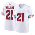 Cooneas A.Cardinals #21 Garrett Williams Player White Home Game Stitched Jerseys