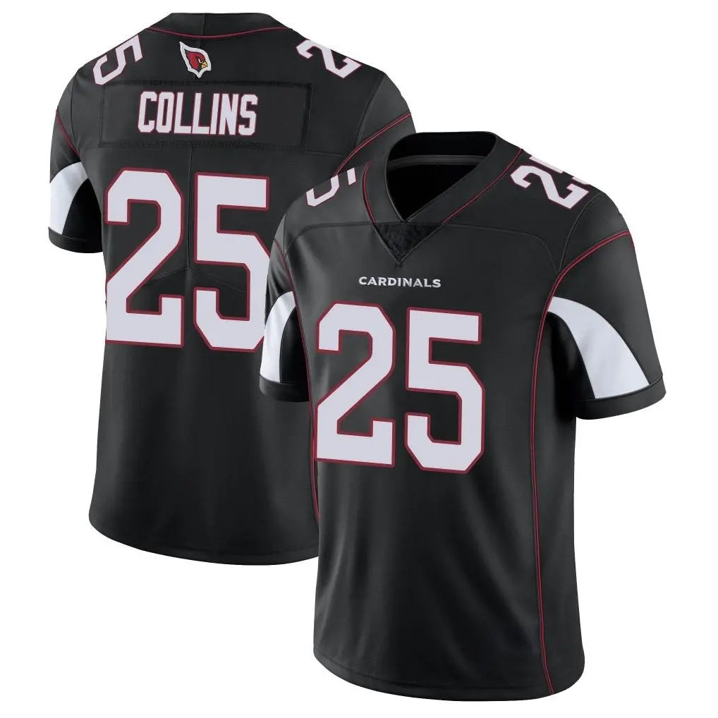 Cooneas A.Cardinals #25 Zaven Collins Player Black Vapor Limited Home Game Stitched Jerseys